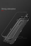 Eqvvol Magnetic Adsorption Metal Case For Samsung Galaxy S9 S8 Plus S7 Edge Tempered Glass Back Magnet Cover For Note 8 9 Cases