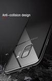 Eqvvol Magnetic Adsorption Metal Case For Samsung Galaxy S9 S8 Plus S7 Edge Tempered Glass Back Magnet Cover For Note 8 9 Cases