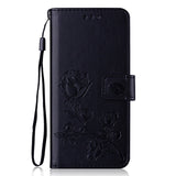 Rose Flower Leather Case For Samsung Galaxy S8 S9 Plus S7 S6 Edge S5 S3 S4 J3 J5 J7 A3 A5 J1 2016 2017 J2 Grand Prime Flip Cover