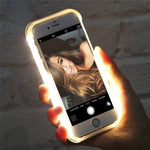 LED Flash Cases For iPhone X XS MAX XR 8 7 Selfie Light 11 Pro 6 6s Plus 5 5s