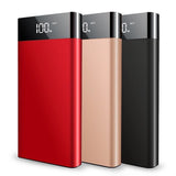 30000mAh Ultrathin Power Bank Fast Charge Slim Powerbank Dual Usb LED Digital Display Portable Charger for Xiaomi IPhone Huawei