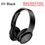 AWI H1 Pro Bluetooth Headphones Wireless Earphone Over-ear Noise HiFi Stereo Canceling Gaming Headset with Mic Support TF Card