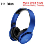 AWI H1 Pro Bluetooth Headphones Wireless Earphone Over-ear Noise HiFi Stereo Canceling Gaming Headset with Mic Support TF Card