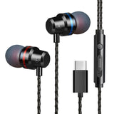 Stereo Headphones For Type c Smart Phones Type-c Earphone with Mic Type C Earphones for Xiaomi Mi6 Huawei P20 Samsung Smartphone
