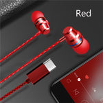 Stereo Headphones For Type c Smart Phones Type-c Earphone with Mic Type C Earphones for Xiaomi Mi6 Huawei P20 Samsung Smartphone