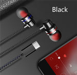 Stereo Headphones For Type c Smart Phones Type-c Earphone with Mic Type C Earphones for Xiaomi Mi6 Huawei P20 Samsung Smartphone