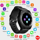 Newest Smart Watch Z3 Bluetooth Touch Screen Leather Strap Wrist Watch with Camera SIM TF Card Slot For Android PhonePK Y1 V8 A1
