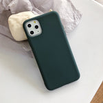 N1986N Candy Color Case For iPhone 11 Pro X XR XS Max 6 6s 7 8 Plus Fashion Simple Solid Color Soft Silicone For iPhone 11 Case