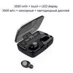 3500mAh LED Bluetooth True Wireless Earphones Headphones Earbuds TWS Touch Control Sport Headset Noise Cancel Earphone Headphone