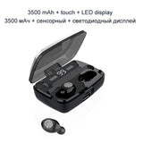 3500mAh LED Bluetooth True Wireless Earphones Headphones Earbuds TWS Touch Control Sport Headset Noise Cancel Earphone Headphone
