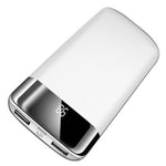30000mah Power Bank External Battery PoverBank 2 USB LED Powerbank Portable Mobile phone Charger for Xiaomi MI iphone 8 X Huawei