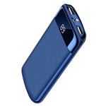 30000mah Power Bank External Battery PoverBank 2 USB LED Powerbank Portable Mobile phone Charger for Xiaomi MI iphone 8 X Huawei