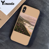 Yinuoda Pink Aesthetics songs lyrics Aesthetic Soft Silicone Phone Case Cover for iPhone 8 7 6 6S 6Plus X XS MAX 5 5S SE XR 10