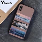 Yinuoda Pink Aesthetics songs lyrics Aesthetic Soft Silicone Phone Case Cover for iPhone 8 7 6 6S 6Plus X XS MAX 5 5S SE XR 10