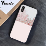 Yinuoda Pink Aesthetics songs lyrics Aesthetic Soft Silicone Phone Case Cover for iPhone 8 7 6 6S 6Plus X XS MAX 5 5S SE XR 10