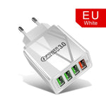 Lovebay 48W Quick Charger 3.0 USB Charger For iphone Samsung  Tablet EU US Plug Wall Mobile Phone Charger Adapter Fast Charging
