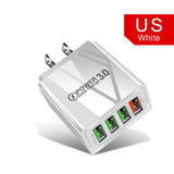 Lovebay 48W Quick Charger 3.0 USB Charger For iphone Samsung  Tablet EU US Plug Wall Mobile Phone Charger Adapter Fast Charging