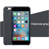 Case For iPhone Xs MAX XR X Cases For Apple For iPhone 7 8 6 s Plus 5s SE Original Official Style Silicone Case logo