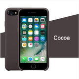 Case For iPhone Xs MAX XR X Cases For Apple For iPhone 7 8 6 s Plus 5s SE Original Official Style Silicone Case logo