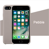 Case For iPhone Xs MAX XR X Cases For Apple For iPhone 7 8 6 s Plus 5s SE Original Official Style Silicone Case logo