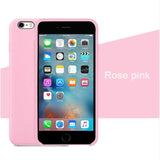 Case For iPhone Xs MAX XR X Cases For Apple For iPhone 7 8 6 s Plus 5s SE Original Official Style Silicone Case logo