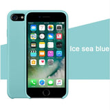 Case For iPhone Xs MAX XR X Cases For Apple For iPhone 7 8 6 s Plus 5s SE Original Official Style Silicone Case logo
