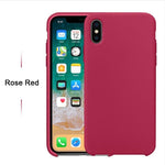Case For iPhone Xs MAX XR X Cases For Apple For iPhone 7 8 6 s Plus 5s SE Original Official Style Silicone Case logo