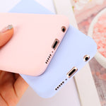 Candy Color Soft Case Cover for Samsung Galaxy A50 A70 A10 A20 A30 A40 A60 A70 A80 Note 8 9 10 10+ S8 S9 S10 Plus 5G Coque Funda