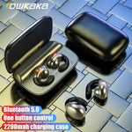 Kowkaka Conduction Bluetooth Earphones 5.0 Wireless Blutooth Headphones TWS Headset Bloototh Sports Earbuds For iPhone Xiaomi