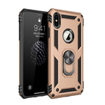 Shockproof Armor Kickstand Phone Case For iPhone 11 Pro XR XS Max X 6 6S 7 8 Plus Finger Magnetic Ring Holder Anti-Fall Cover